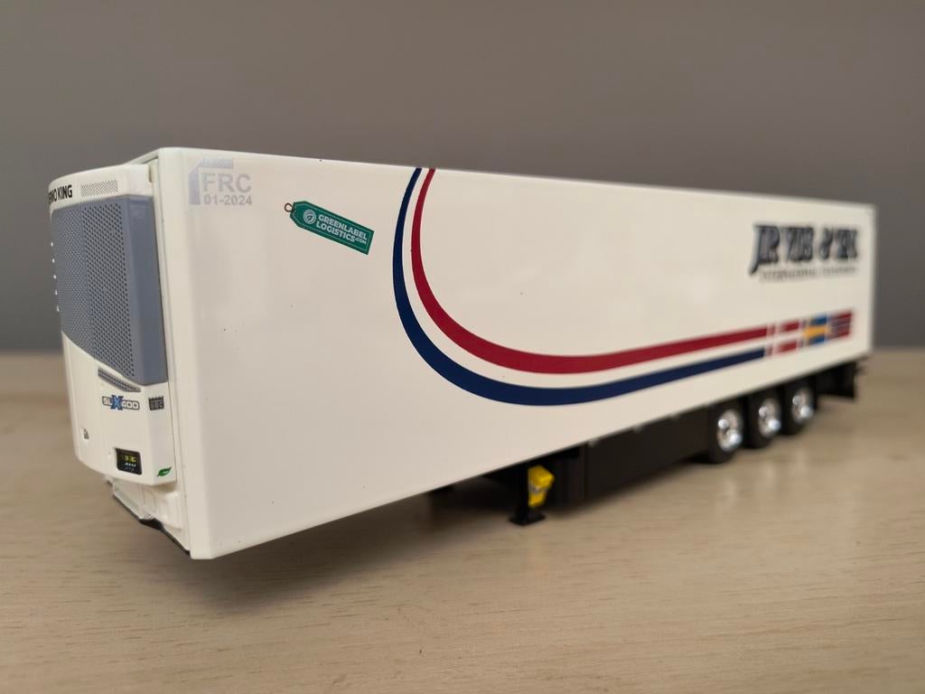 Tekno JP Vis trailer, Ophalen of Verzenden, Zo goed als nieuw, Bus of Vrachtwagen, Tekno