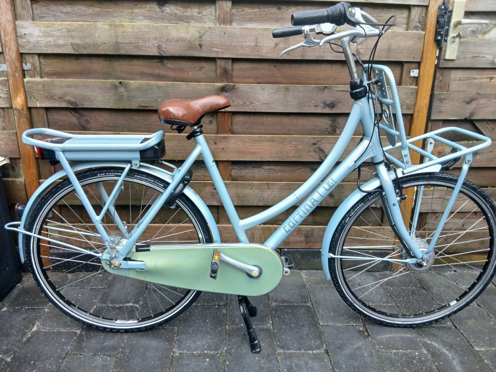 Cortina U4 Dames E-bike - Accu slecht paar km, Fietsen en Brommers, Elektrische fietsen, Ophalen, Gebruikt, Minder dan 30 km per accu