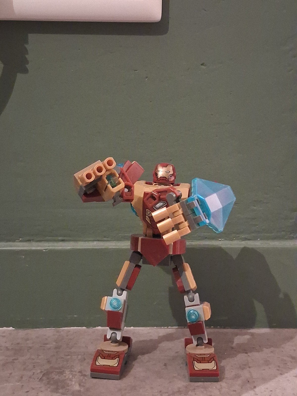 lego marvel Iron Man mechapantser ( 76203), Ophalen, Gebruikt, Marvel, Lego