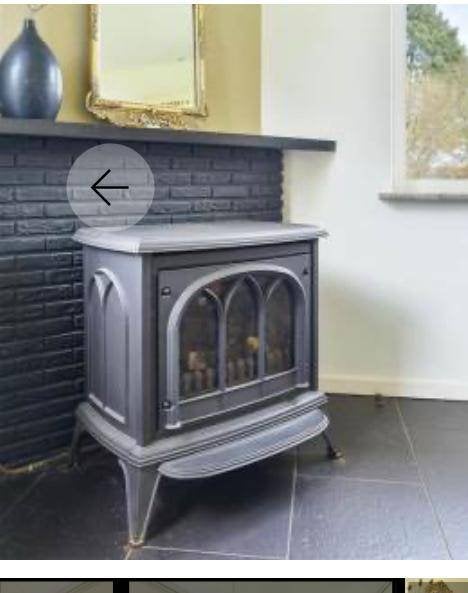 Gazco huntingdon 40 gaskachel (achterwand aansluiting), Ophalen, Gebruikt, Gas, Vrijstaand