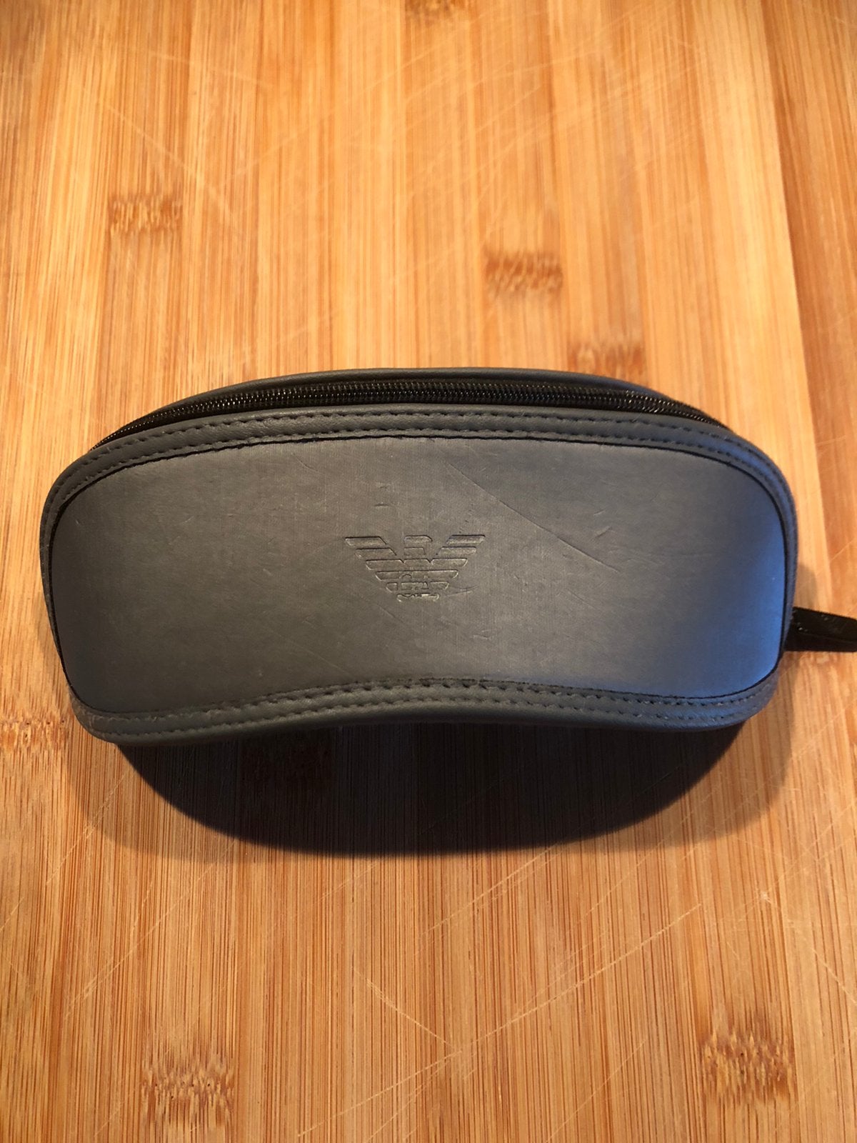 Emporio Armani brillenetui - grijs, Ophalen of Verzenden, Gebruikt