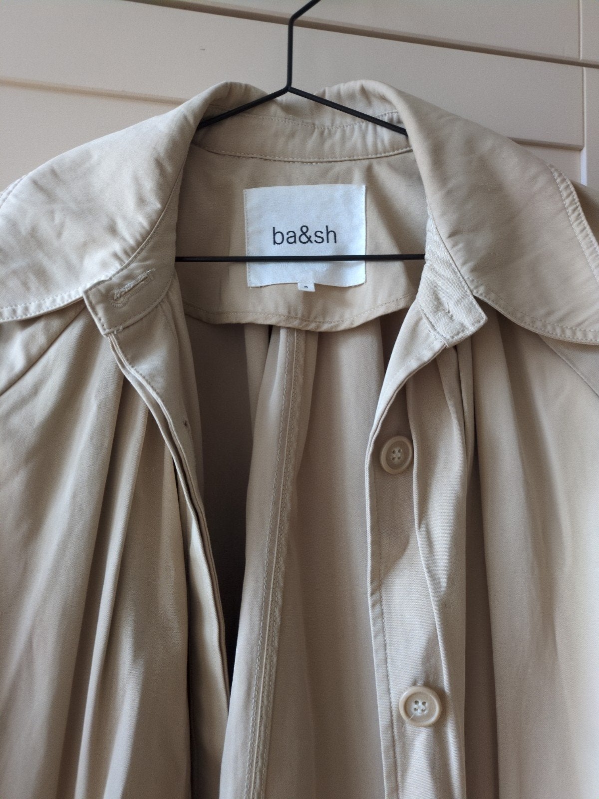 Ba&sh Lady Trenchcoat - Beige, Ba&sh, Ophalen of Verzenden, Zo goed als nieuw, Beige