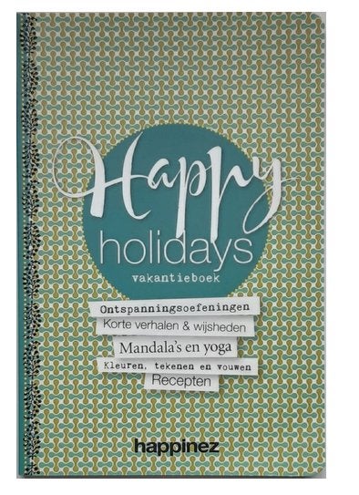 Happy Holidays Vakantieboek Happinez, Ophalen of Verzenden, Zo goed als nieuw, Damesbladen