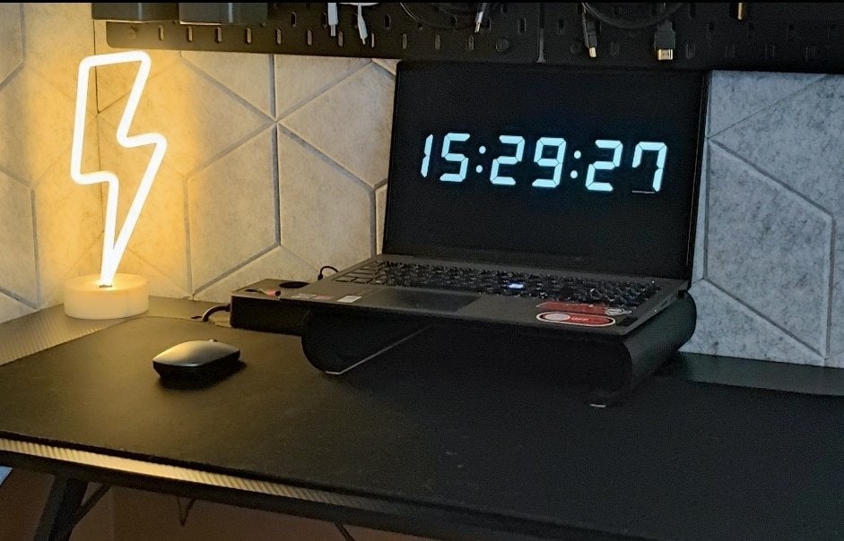 Monitorstand / laptopstand, Ophalen of Verzenden, Zo goed als nieuw, Navaris