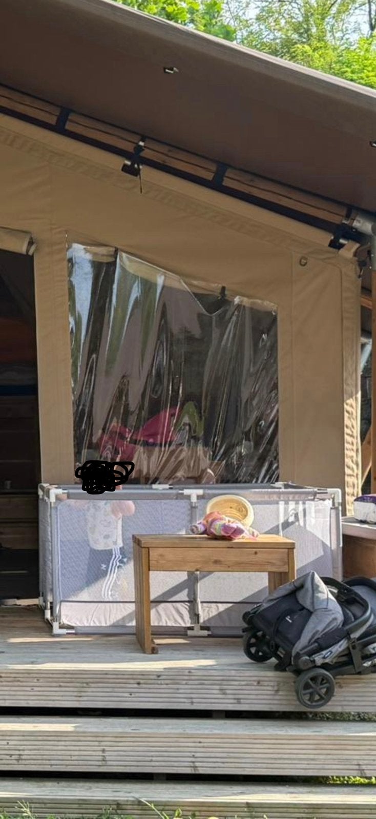 Tulano Cozy Baby Box 125x125 - Ideaal voor op reis!, Ophalen, Gebruikt, Vierkant