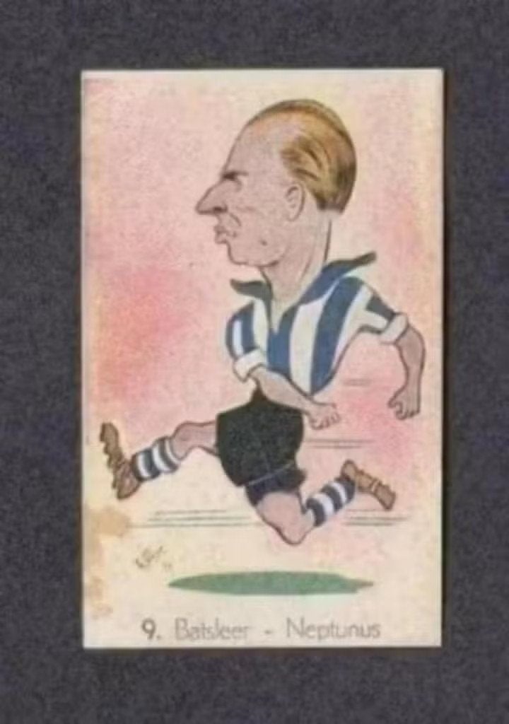 Voetbalplaatje Batsleer Neptunus Schiebroek 1949., Verzamelen, Ophalen of Verzenden, Zo goed als nieuw