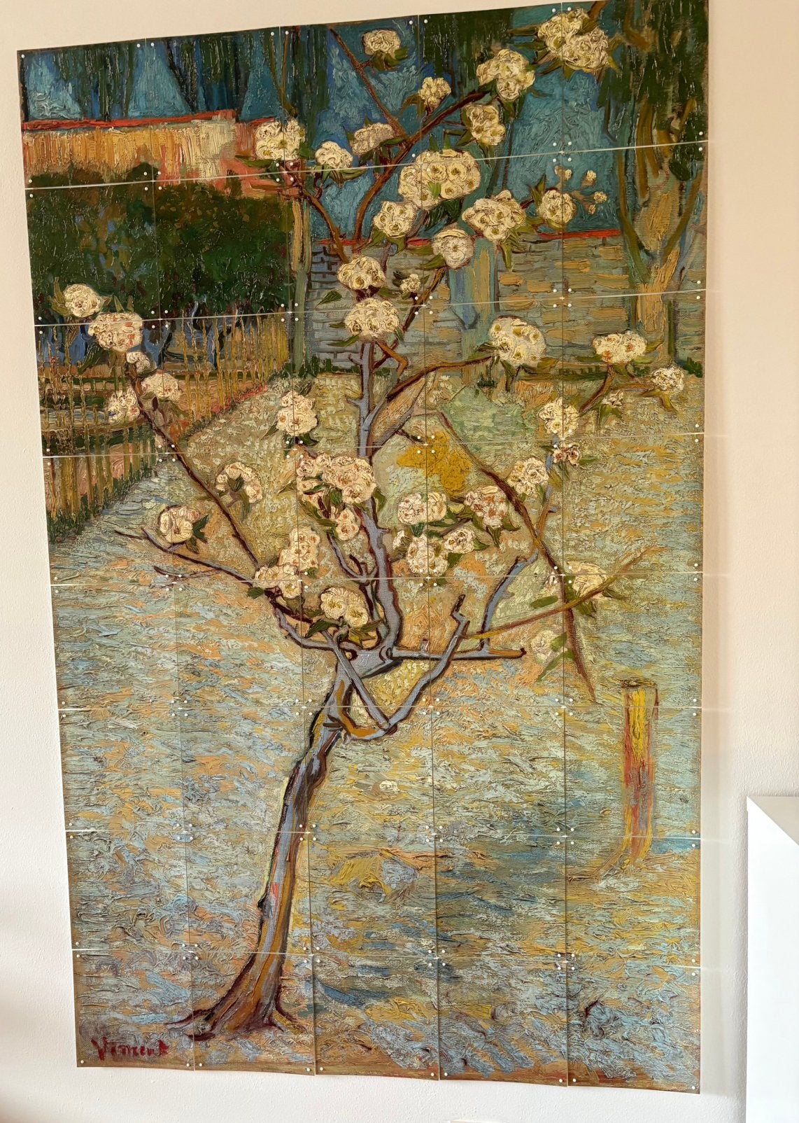 IXXI wanddecoratie. Perenboom in bloei van Vincent van Goch., Ophalen of Verzenden
