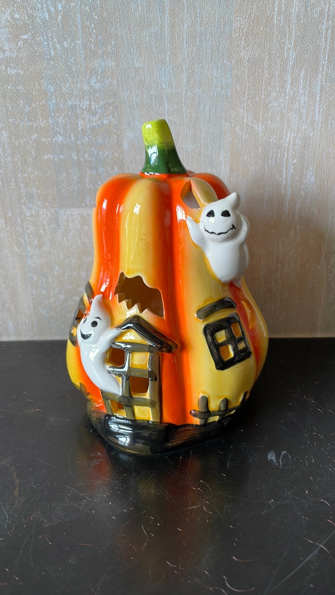 Halloween pompoen met lichtjes, Ophalen, Zo goed als nieuw, Halloween of Griezel