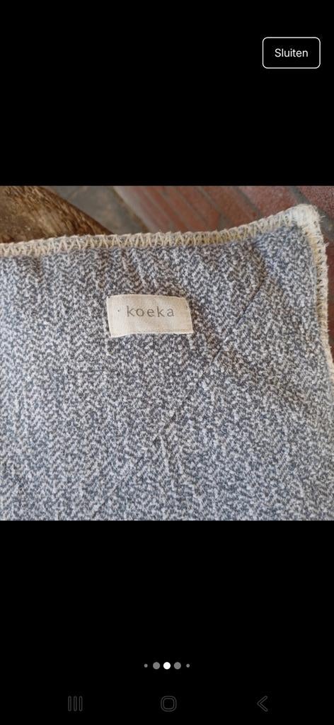 Koeka boxkleed en omslagdoek, Ophalen of Verzenden