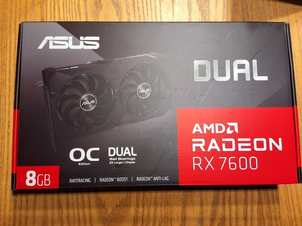 Asus AMD Radeon RX 7600 8Gb, Computers en Software, Ophalen, AMD, GDDR6, PCI-Express 4