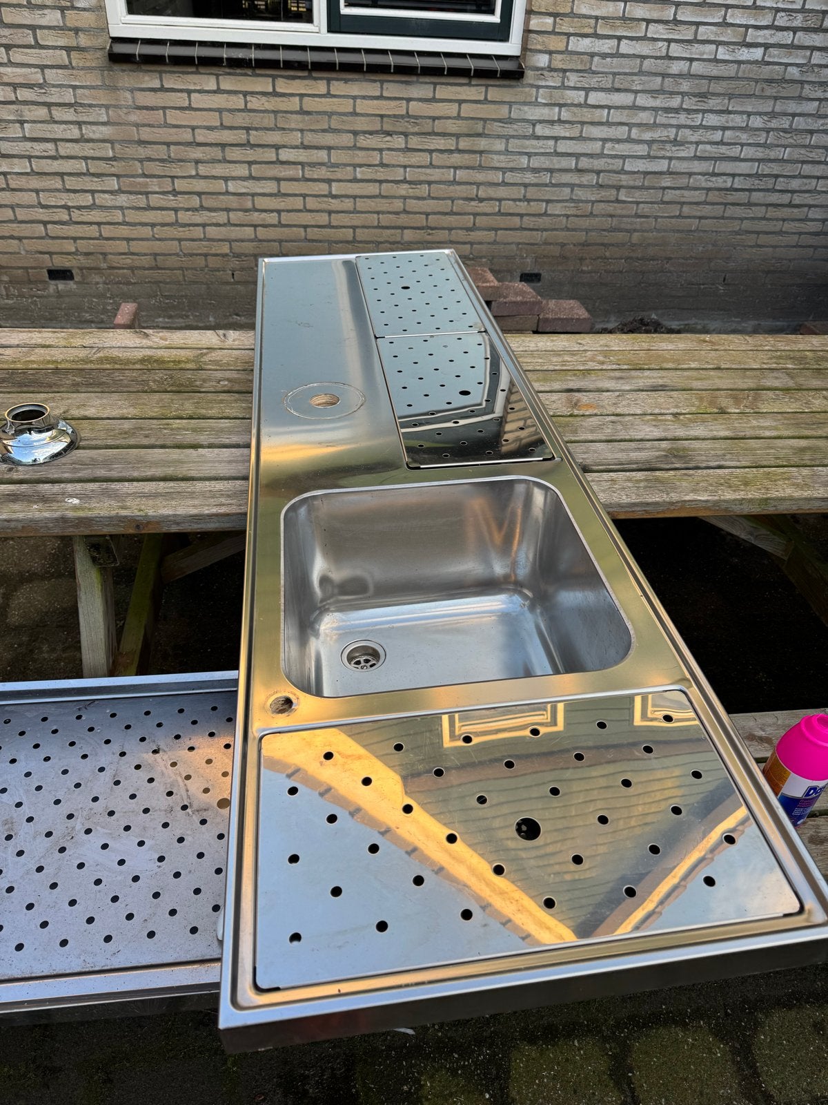 RVS spoelbak biertap frame horeca, Ophalen of Verzenden, Nieuw zonder verpakking, Overige typen