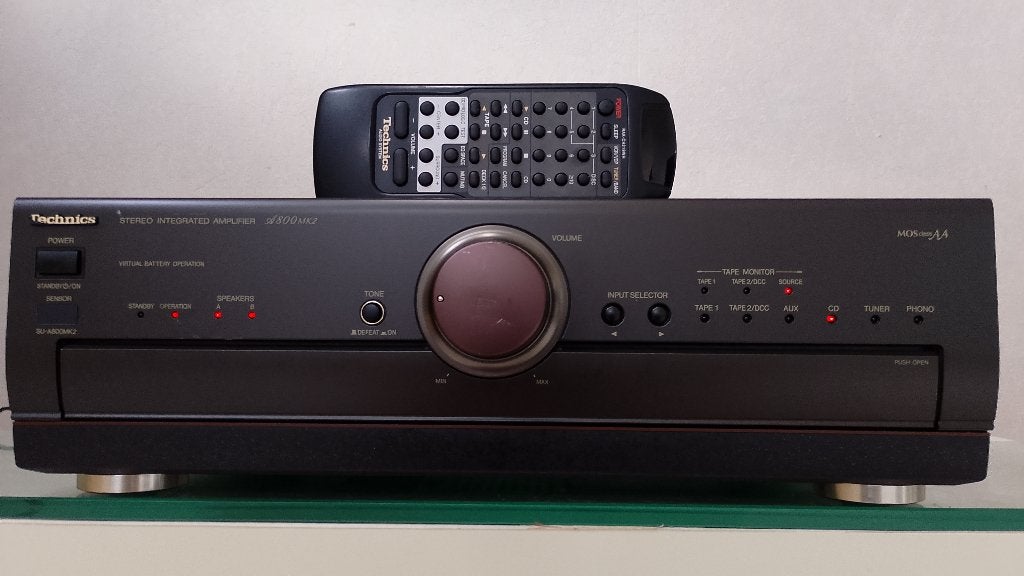 Technics VERSTERKER "SU-A800 MK2" Class AA., Ophalen of Verzenden, 120 watt of meer, Overige merken