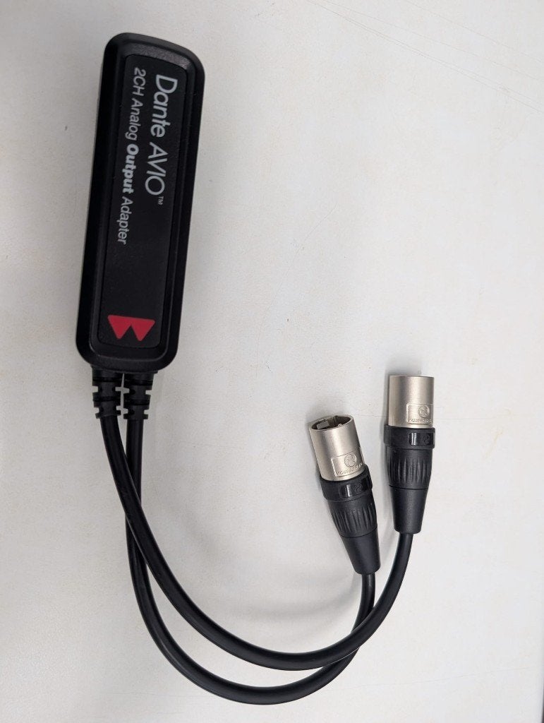 Audinate Dante AVIO 2CH Analog Output Adapter