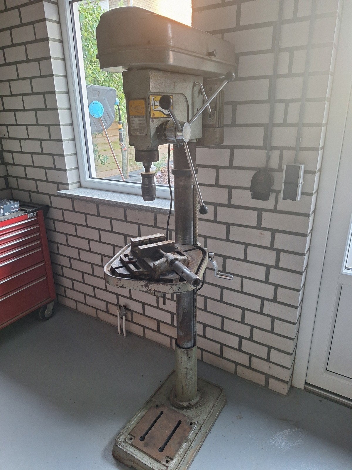 Robuuste Huvema Kolomboormachine HU-20 - Gebruikt, Ophalen, Gebruikt, 600 watt of meer, Kolomboormachine