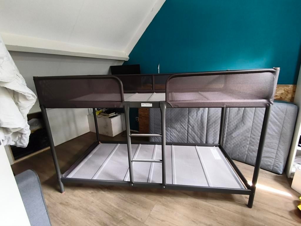 IKEA Stapelbed voor kinderen - Donkergrijs, Ophalen, Gebruikt, Stapelbed