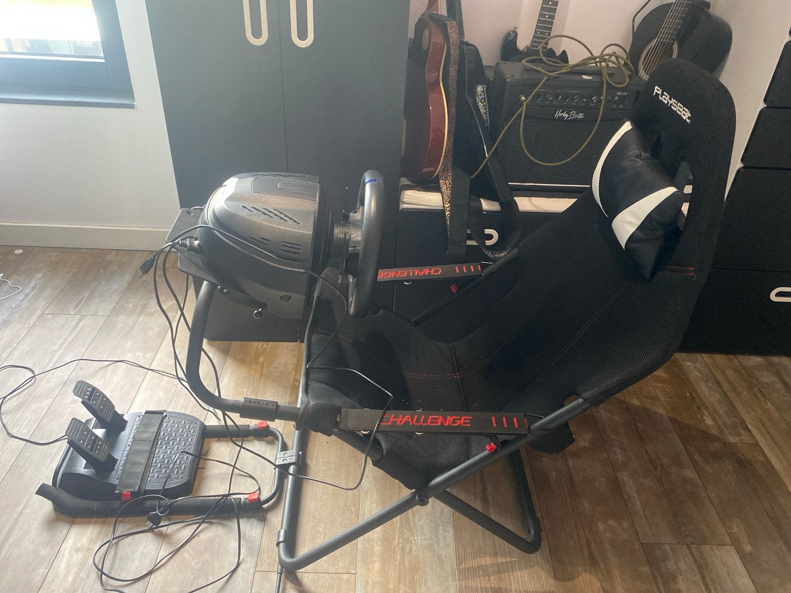 Playseat Challenge met Thrustmaster T300RS voor PS4/PS5, Ophalen of Verzenden, Gebruikt, Playseat of Racestoel, PlayStation 4