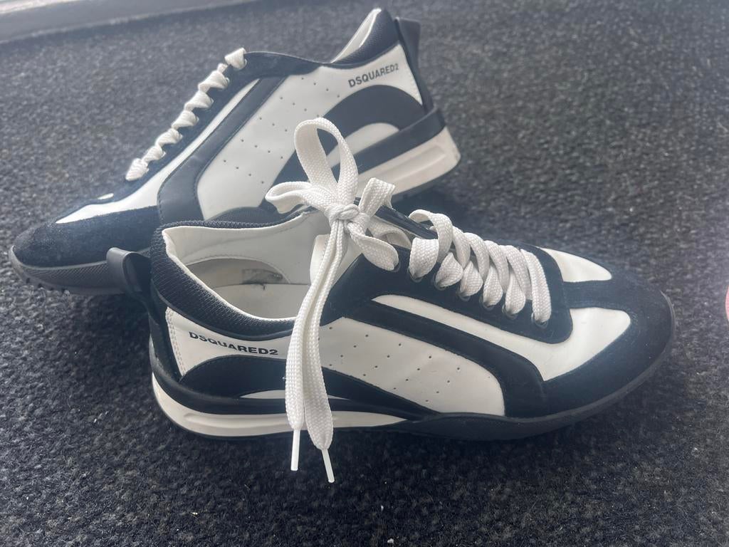 Dsquared2 Sneakers Zwart/Wit, Kleding | Heren, Schoenen, Ophalen of Verzenden, Zo goed als nieuw, Zwart, Sneakers of Gympen