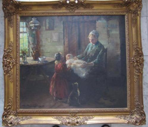 == DAAN MUEHLHAUS 1907-1981== moeder met kinderen==, Ophalen