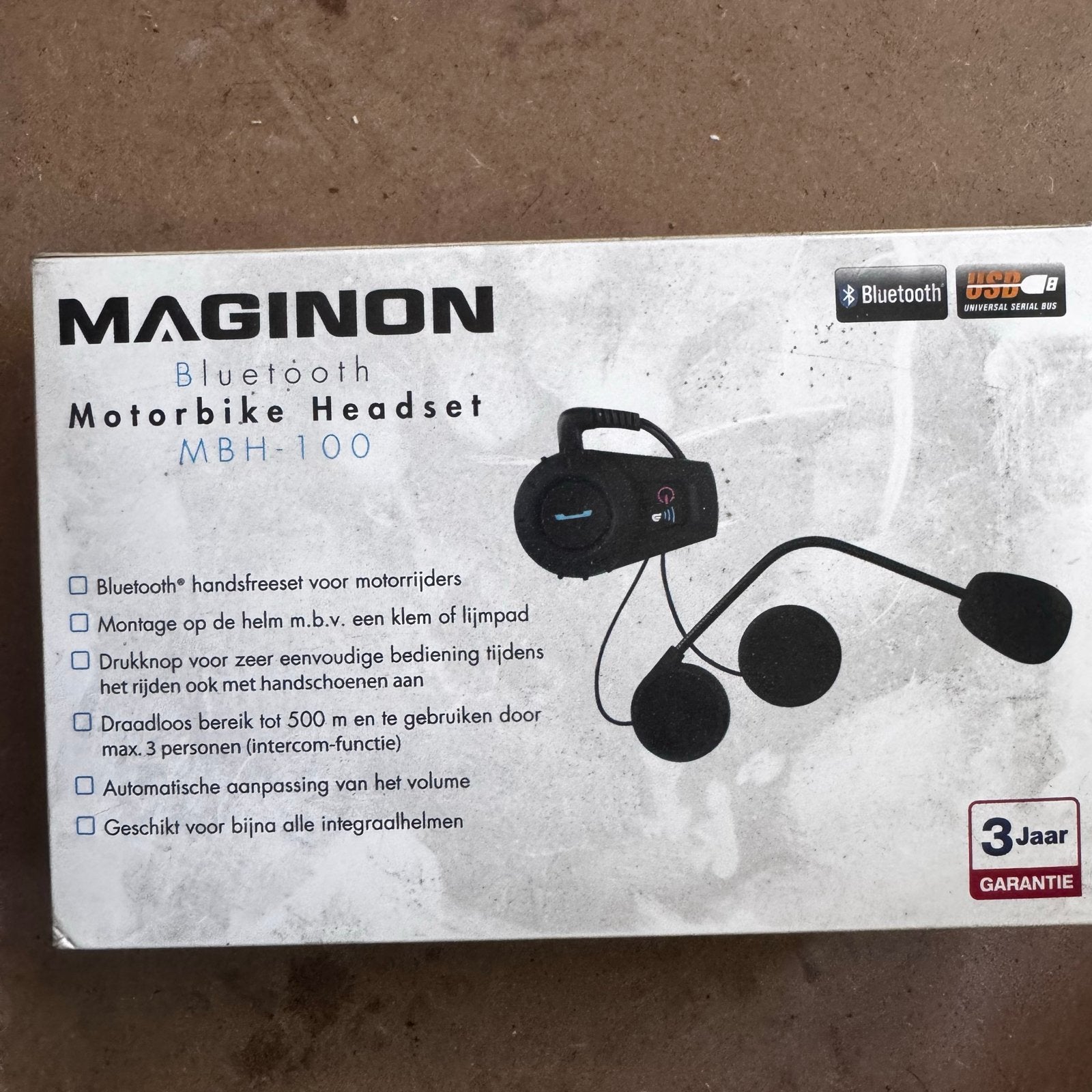 Maginon Bluetooth Motorbike Headset MBH-100, Ophalen of Verzenden, Nieuw