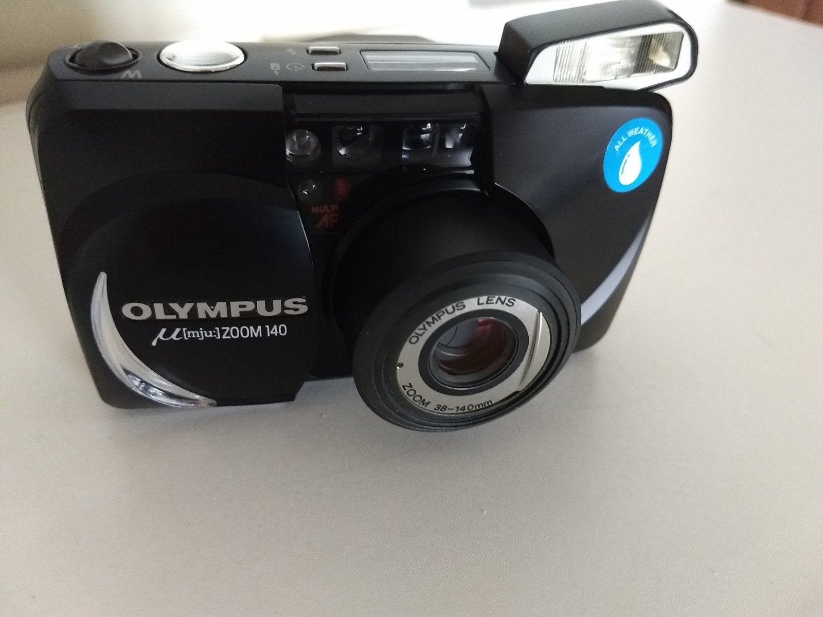 Olympus  mju zoom 140 Analoge fotocamera, Ophalen, Gebruikt, Compact, Olympus