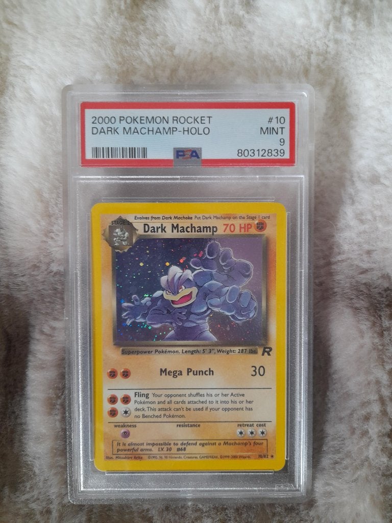 Dark Machamp 10/82 Team Rocket Holo, Ophalen of Verzenden, Zo goed als nieuw