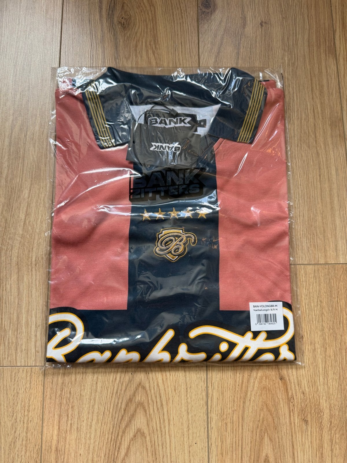 Bankzitter Longsleeve blauw/roze (Maat M), Verzenden, Nieuw, Maat 48/50 (M), Meerkleurig