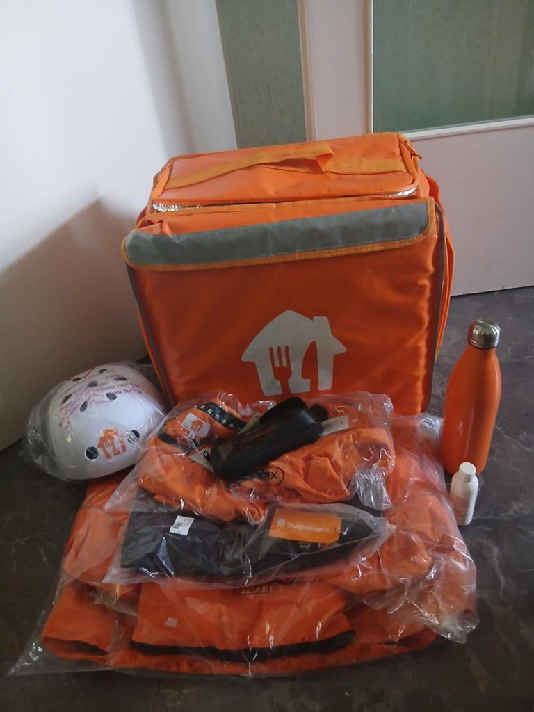 Thuisbezorgd bezorgtas met complete uitrusting XL, Ophalen, Nieuw, Thuisbezorgd