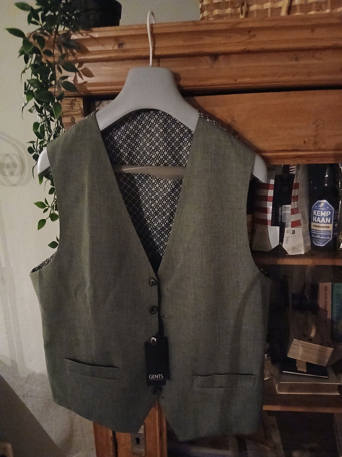 Gilet donkergroen Gents, Ophalen of Verzenden, Nieuw, Groen