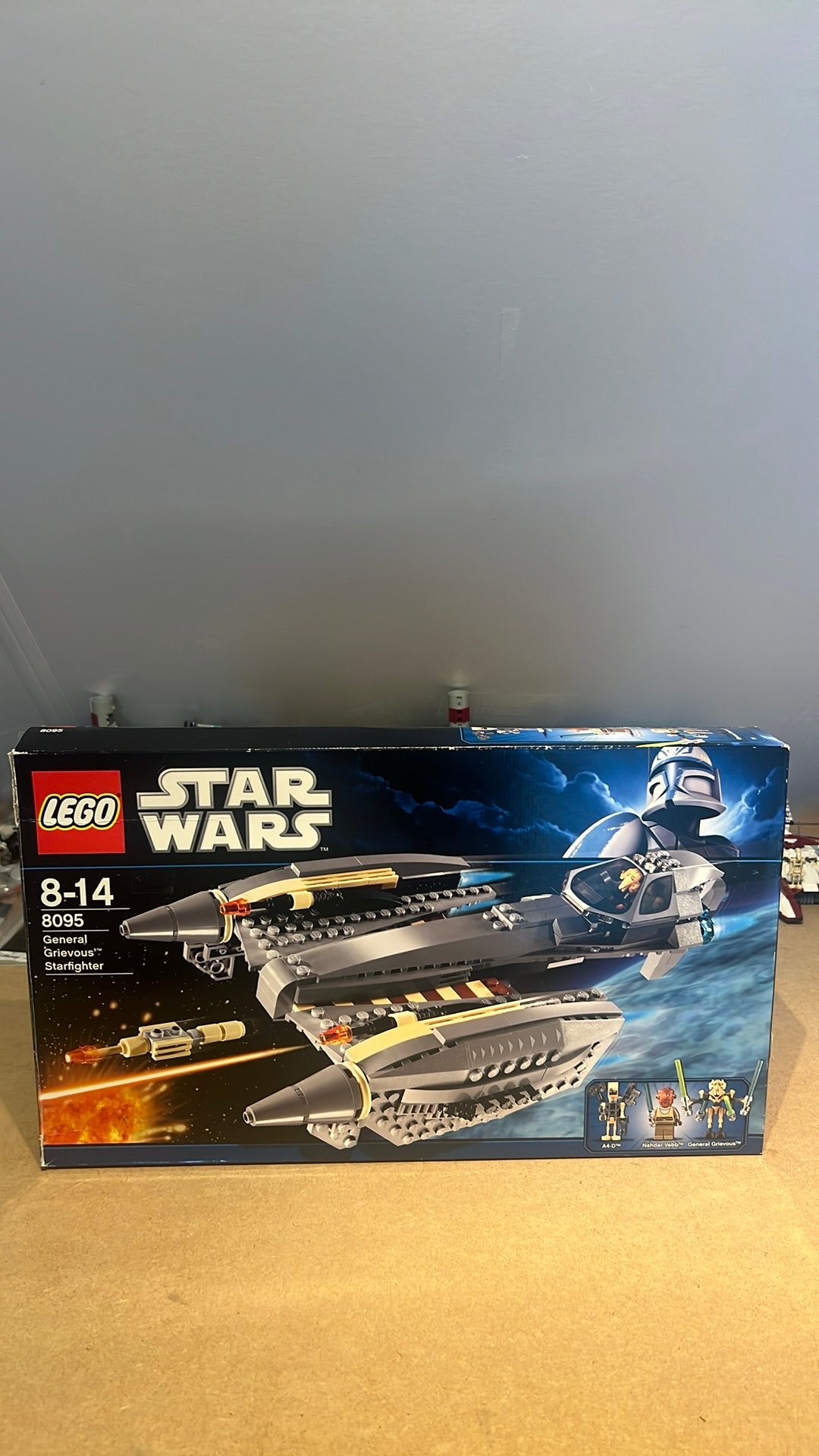 Lego 8095 Star Wars General Grievous Starfighter, Ophalen of Verzenden, Zo goed als nieuw, Actiefiguurtje