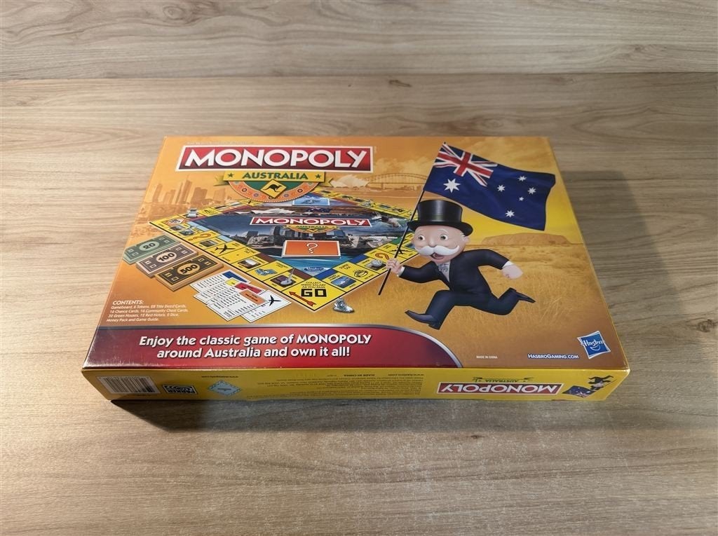 Monopoly australia nieuw in seal - s6464, Hobby en Vrije tijd, Gezelschapsspellen | Bordspellen, Verzenden, Zo goed als nieuw