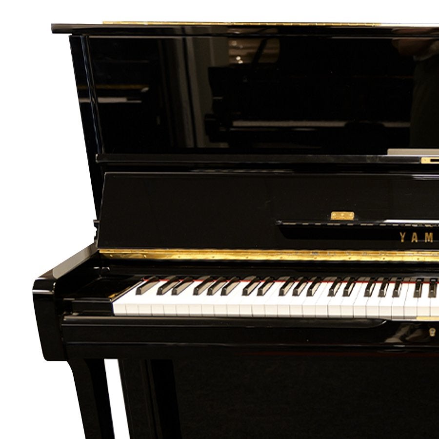 Yamaha U1 PE Piano (1997) Zwart Hoogglans, Muziek en Instrumenten, Wattbaan 1, Nieuwegein, Gebruikt, Zwart, Ophalen of Verzenden