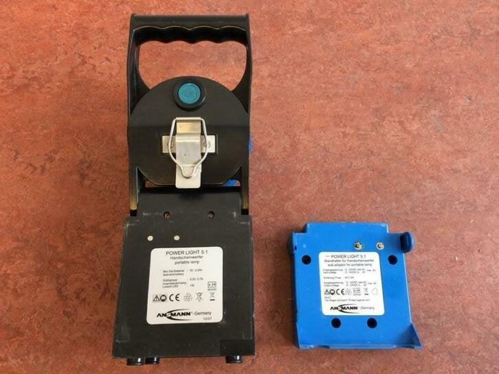 Ansmann Power Light 5.1 schijnwerper oplaadbaar met filters, Watersport en Boten, Niet ingevuld, Gebruikt, Overige typen, Niet ingevuld