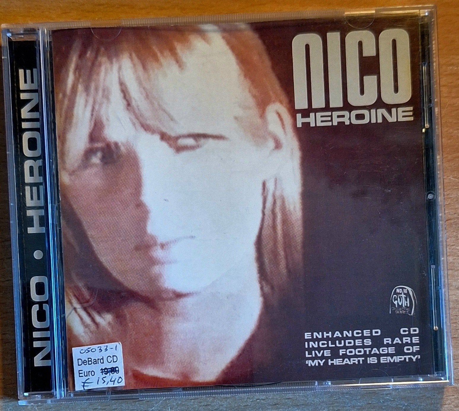Nico - Heroine CD (zeldzaam, incl. video), Inclusief doosje, New wave, Ophalen of Verzenden, Zo goed als nieuw