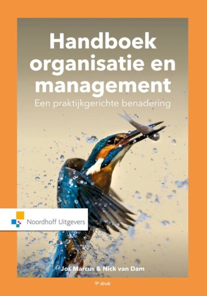Handboek organisatie en management, Jos Marcus & Nick van Dam, Zo goed als nieuw, Beta, HBO