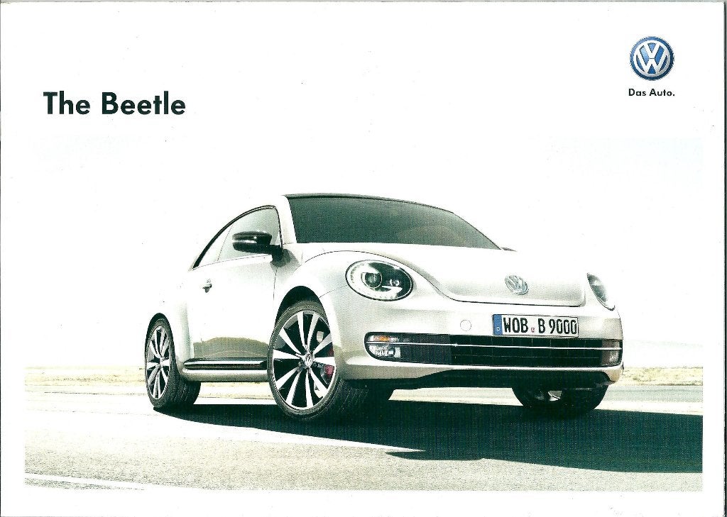 Brochure VW Beetle 2011, Ophalen of Verzenden, Gelezen, Volkswagen