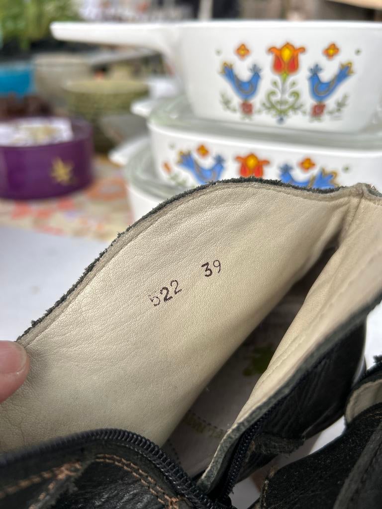 El Naturalista elegante biologische leren schoenen mt 39, Schoenen met lage hakken, Zwart, Spanje, Ophalen of Verzenden