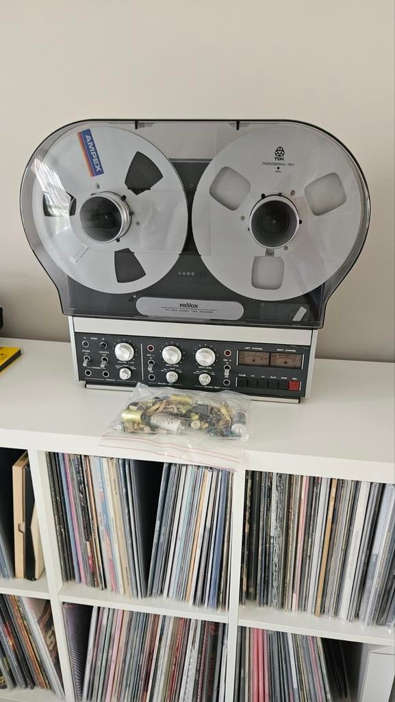 Revox B77 MKII HS met stofkap and recapped, Ophalen of Verzenden, Bandrecorder, Met banden