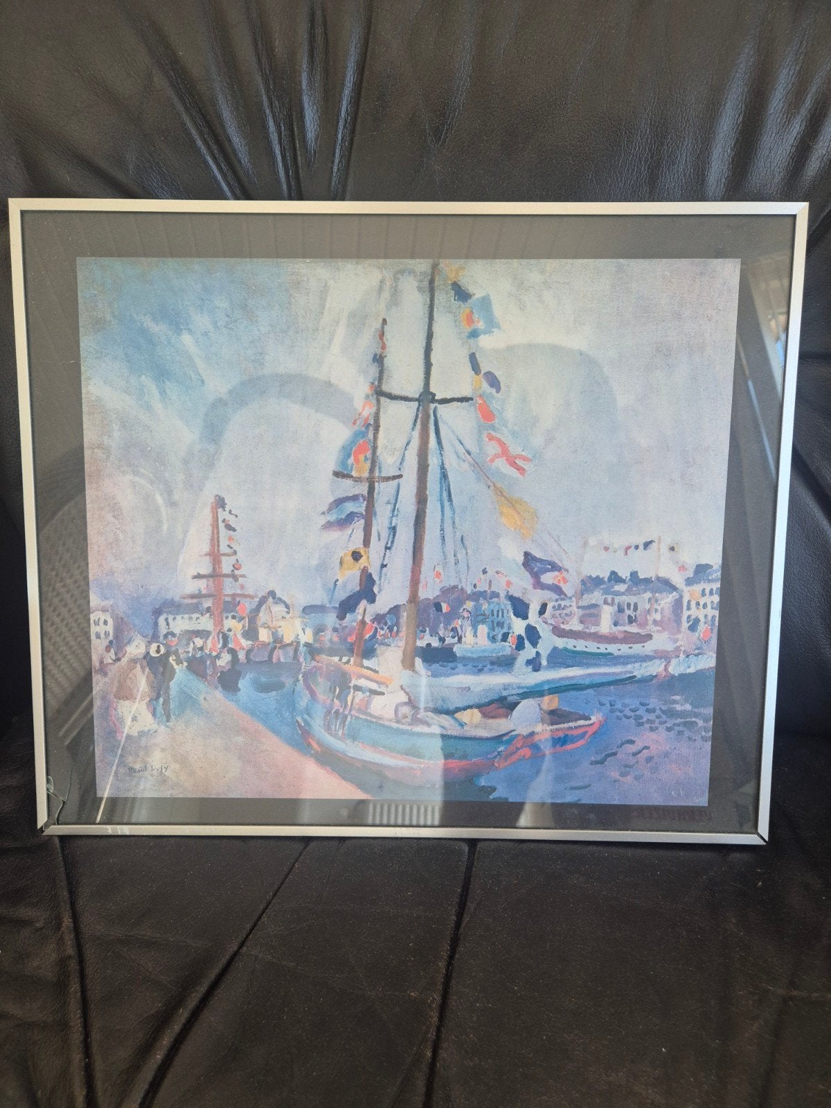 Raoul Dufy: Yacht in de Haven (1904) - Ingelijste Print, Ophalen