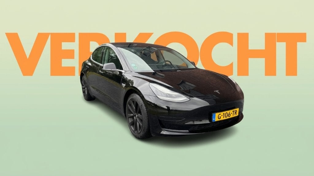 TESLA Model 3 STANDARD PLUS RANGE 60 kWh 131.000 km 82%SoH, Auto's, Tesla, Automaat, Zwart, Zwart, Dealer onderhouden