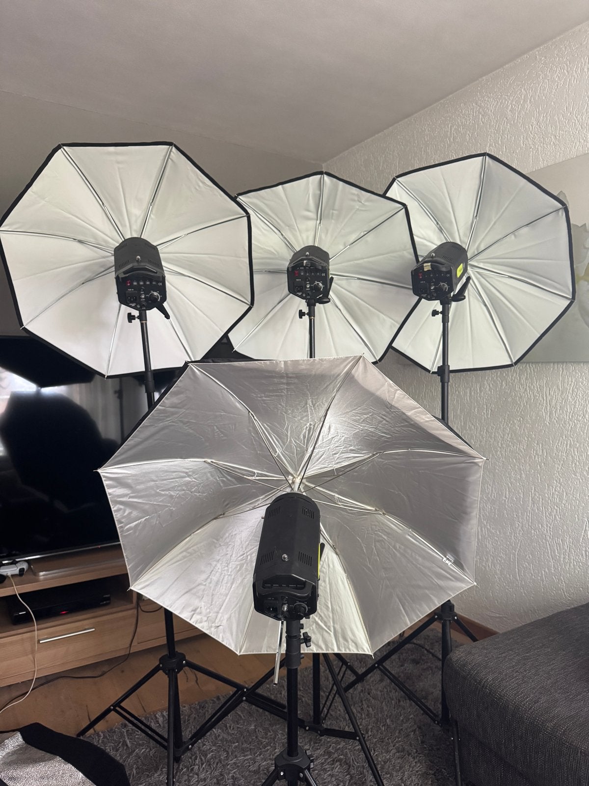 Neewer Mini Fotostudio Box 60x60cm met LED-verlichting, Ophalen, Zo goed als nieuw, Mini fotostudio, Inclusief lampen