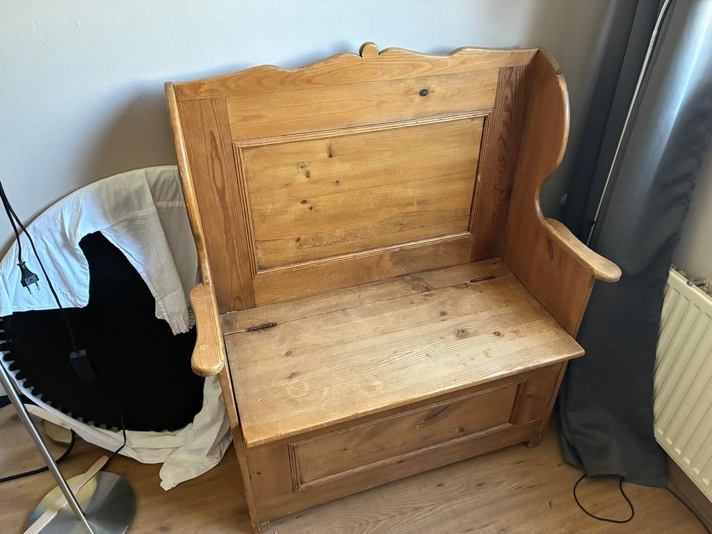 Bankje met opbergvak, Kinderen en Baby's, Kinderkamer | Overige Meubels, Ophalen, Gebruikt, Overige typen