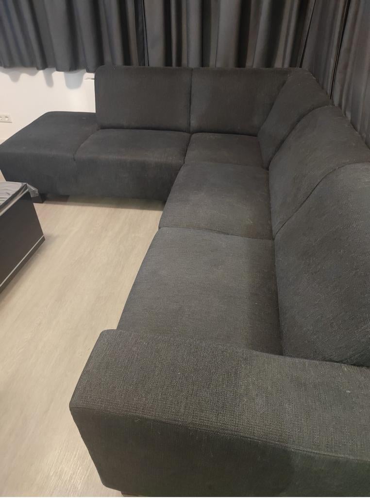 Grote hoekbank met chaise longue, Ophalen of Verzenden, Gebruikt, Stof, Modern