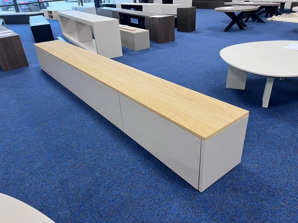 PUUUR TV-MEUBEL, Ophalen, Japandi, Eikenhout, 150 tot 200 cm