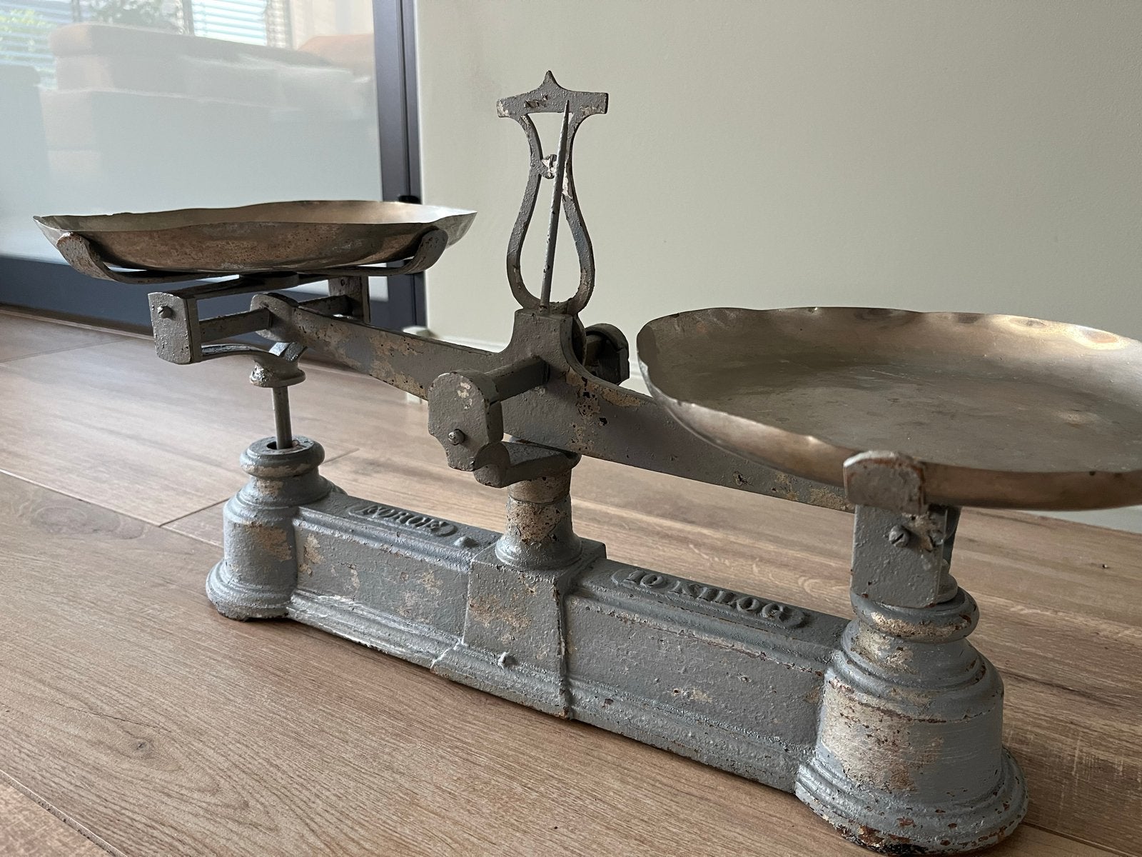 Antieke balans weegschaal - Bascule, Ophalen of Verzenden