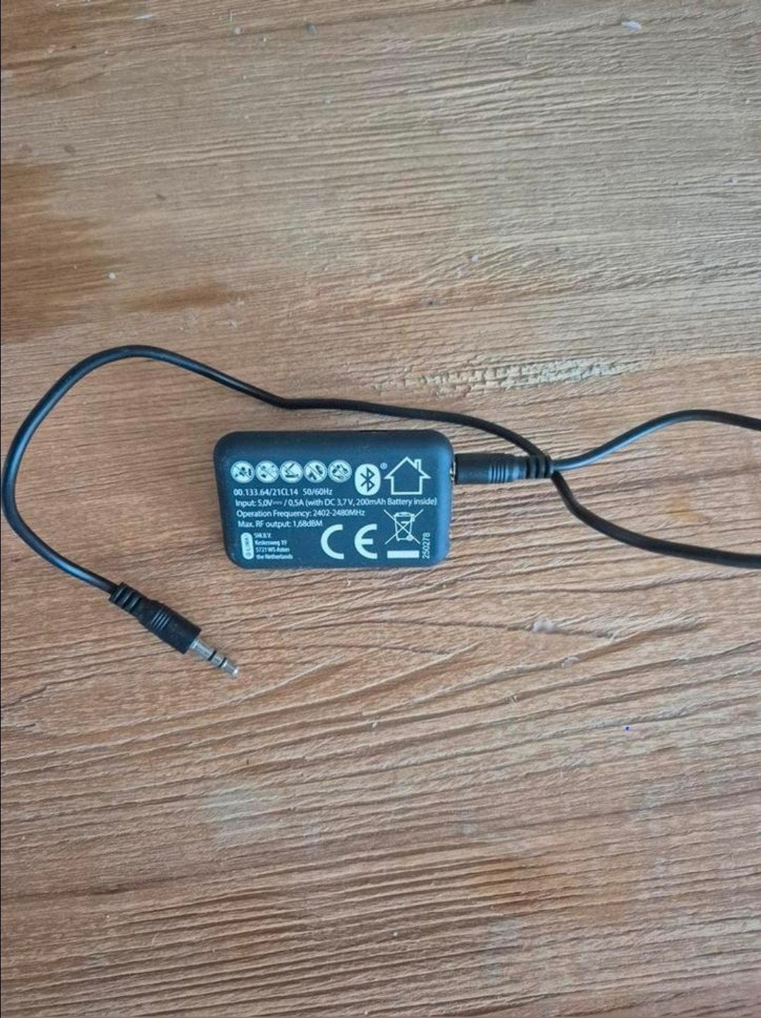 Bluetooth Audio Ontvanger/Zender met 3.5mm Jack, Ophalen of Verzenden, Gebruikt, Minder dan 2 meter, Overige kabels