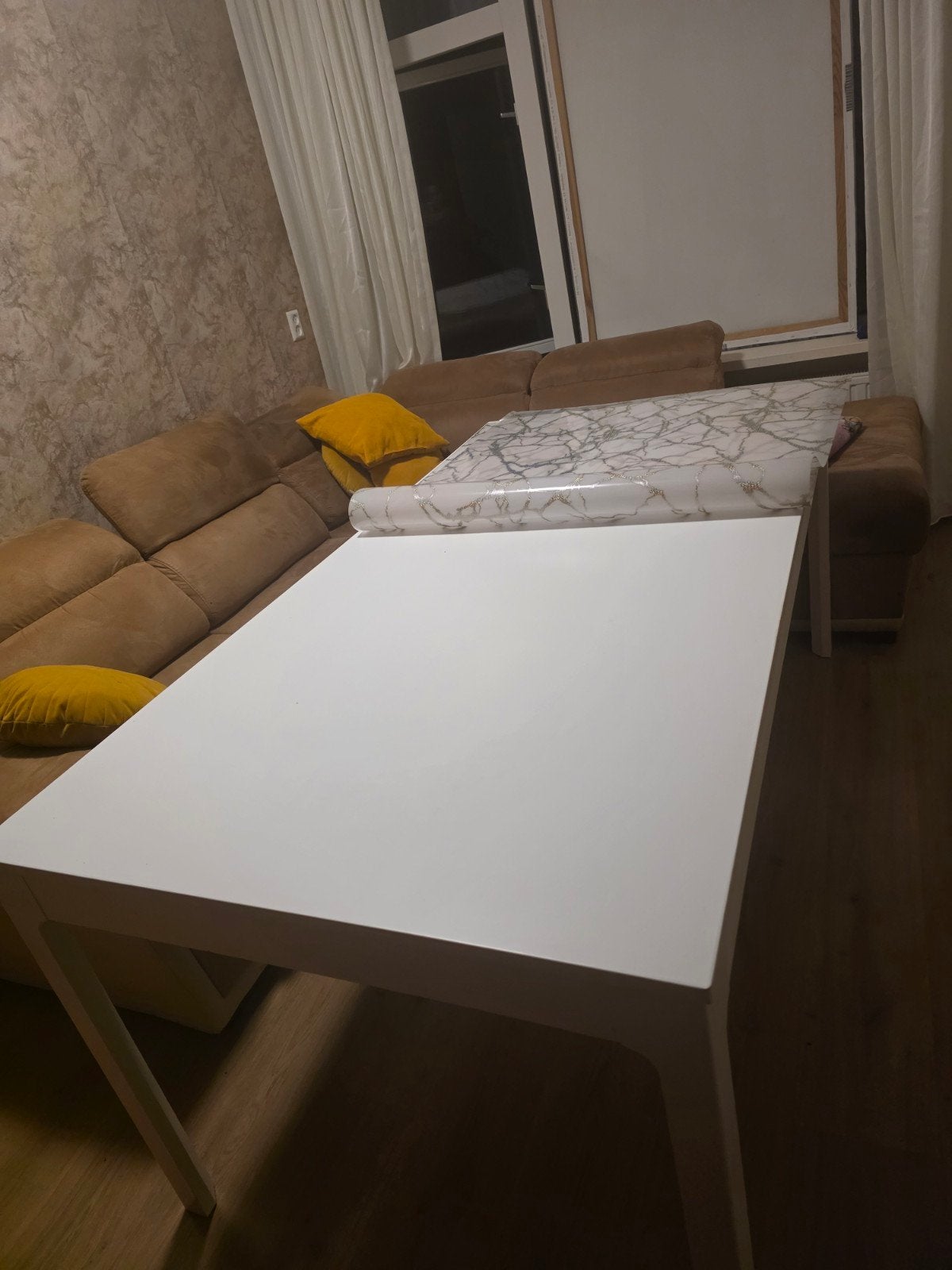 IKEA NÄSINGE uitschuifbare eettafel wit 130-190cm, Huis en Inrichting, Ophalen, Ikea, 100 tot 150 cm, Ikea