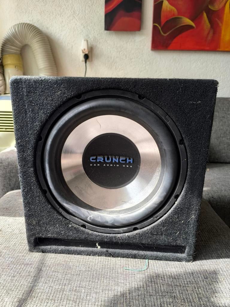 Subwoofer Crunch, Ophalen of Verzenden, Zo goed als nieuw