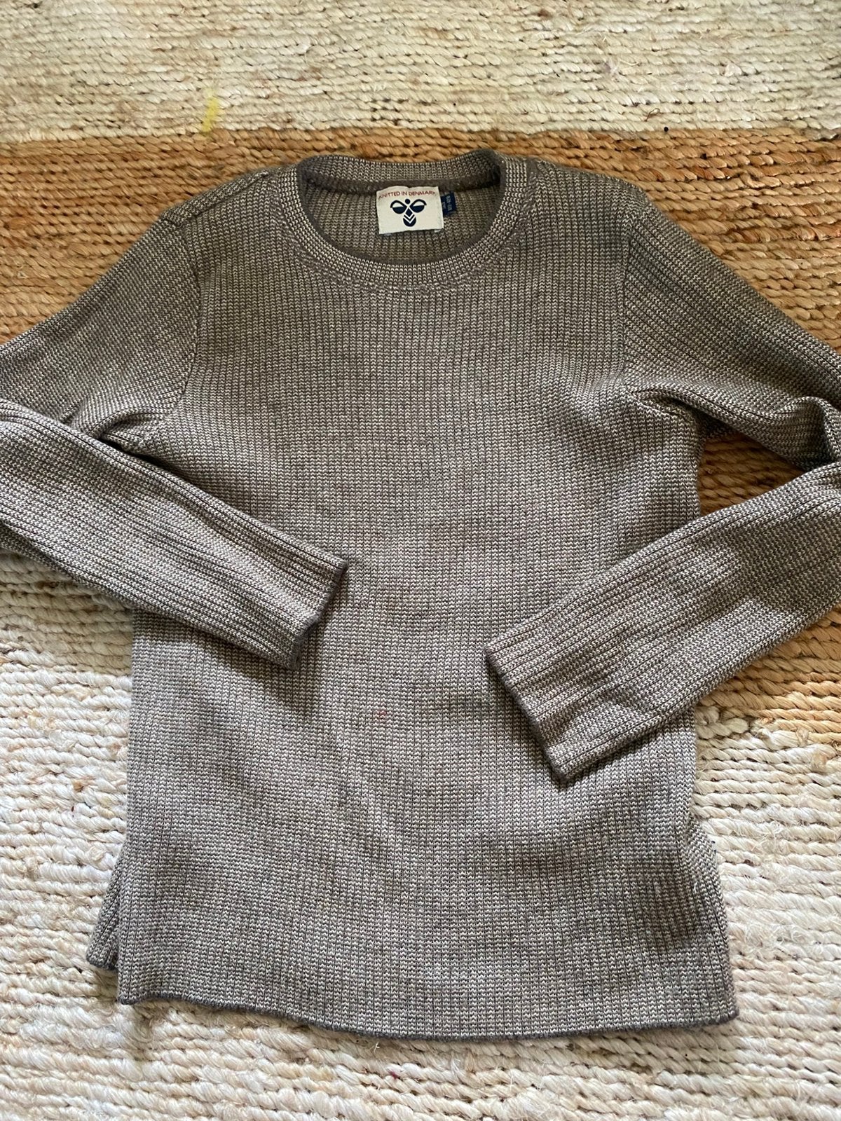 Fijne soepele warme trui wolmix Hummel mt 122/128, Verzenden, Gebruikt, Jongen of Meisje, Trui of Vest
