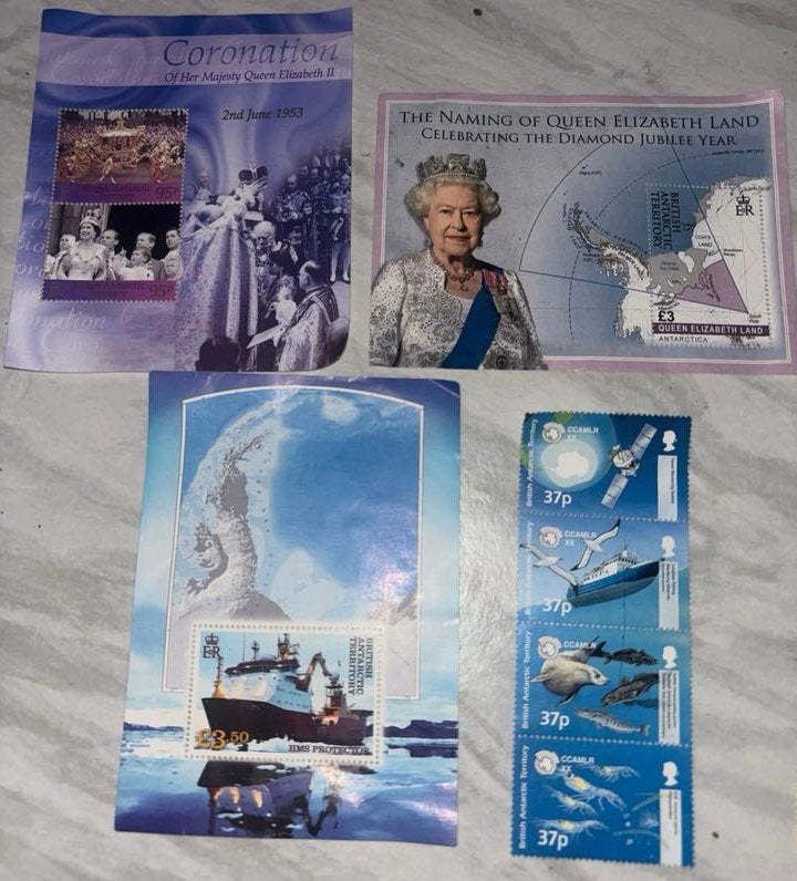 Postzegels Koningin Elizabeth II en Antarctica, Ophalen of Verzenden, Postfris