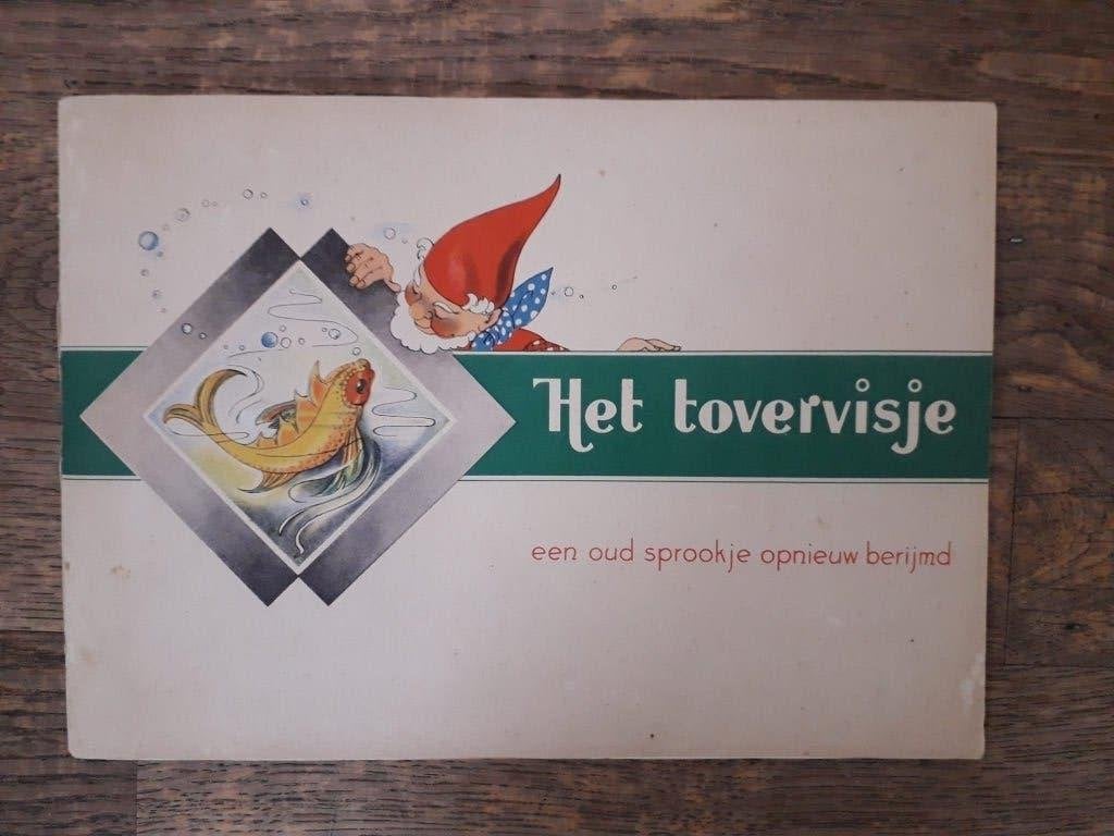 Het tovervisje, een oud sprookje opnieuw berijmd van Nelle, Ophalen of Verzenden, Gelezen, Plaatjesalbum